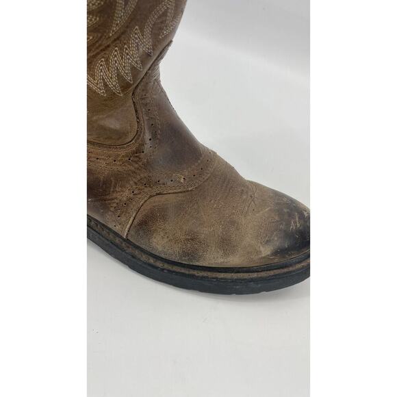 Ariat Challenger Men's 9.5D Western Cowboy Boots 10002504 Brown Rodeo Rancher - Picture 7 of 16